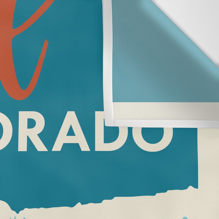 Ski Vail Colorado, vintage poster Wall Tapestry Gallery Image 3