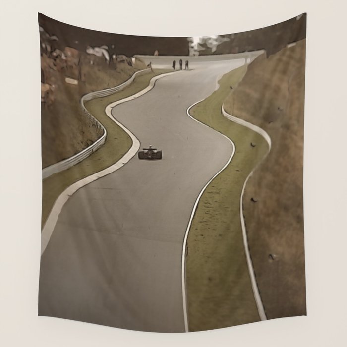 Nurburgring Nordschleife Formula 1 Racing Wall Tapestry Gallery Image 1
