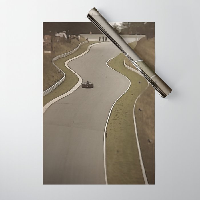 Nurburgring Nordschleife Formula 1 Racing Wrapping Paper Gallery Image 1