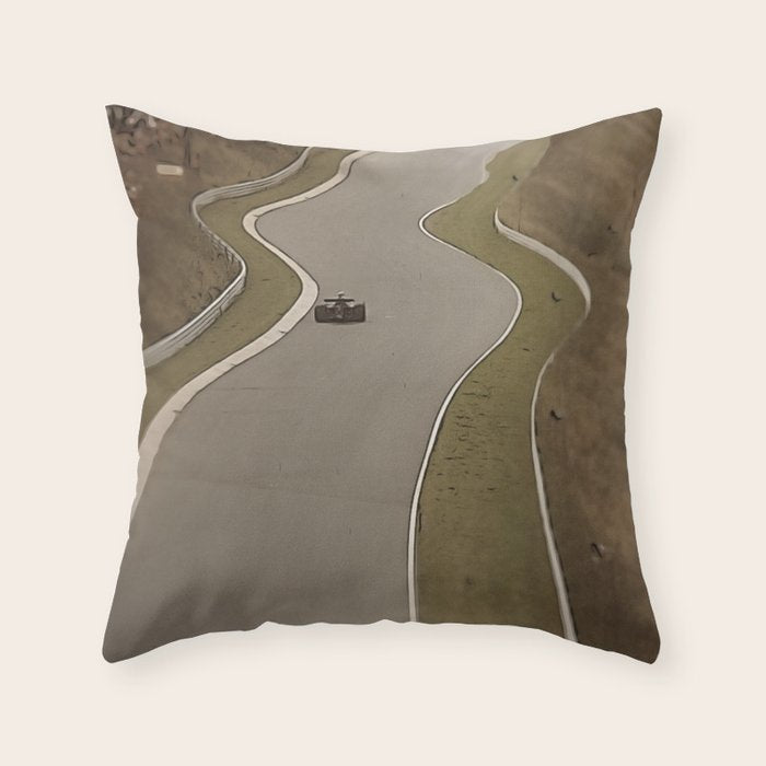 Nurburgring Nordschleife Formula 1 Racing Throw Pillow Gallery Image 6