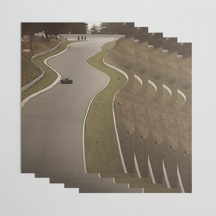 Nurburgring Nordschleife Formula 1 Racing Wrapping Paper Gallery Image 3