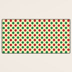 Christmas Polka Dot Pattern Desk Mat Gallery Image 3