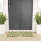Christmas Polka Dot Pattern Welcome Mat Gallery Image 3