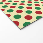 Christmas Polka Dot Pattern Welcome Mat Gallery Image 2