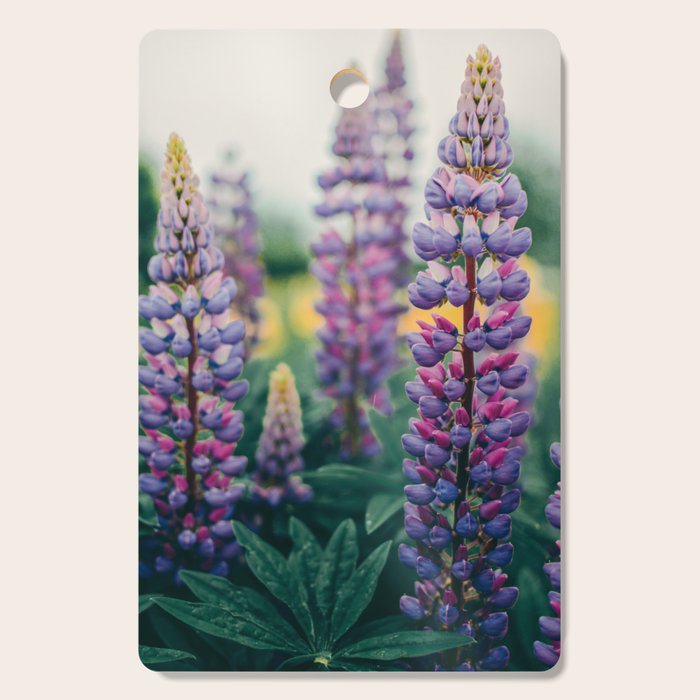 Lupine - spring flower nature photograph Cutting Board Gallery Image 1