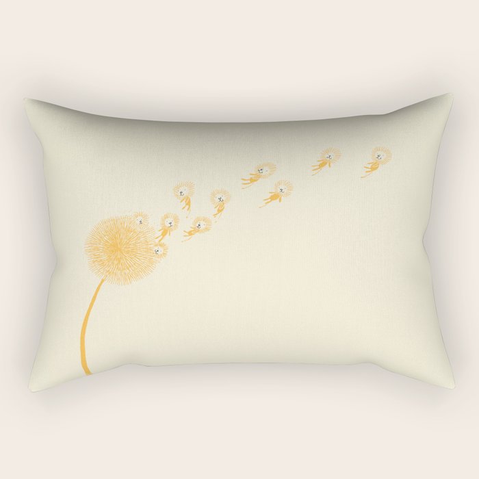 Dande-lions Rectangular Pillow Gallery Image 1