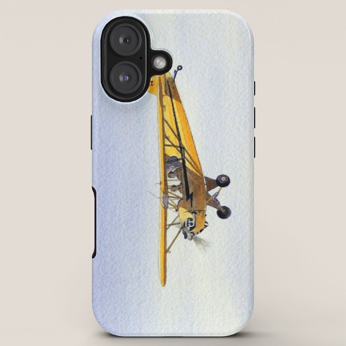 J-3 Piper Cub Aircraft iPhone Case Gallery Image 5