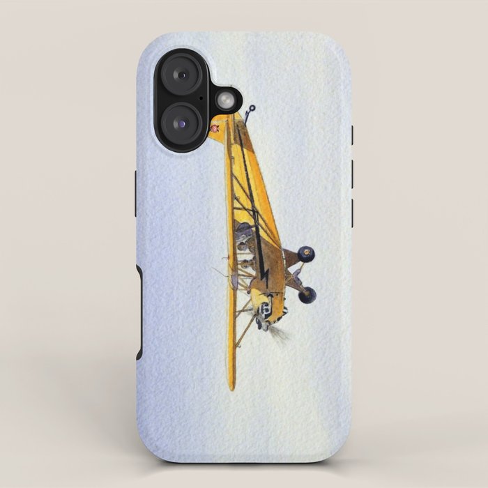 J-3 Piper Cub Aircraft iPhone Case Gallery Image 1