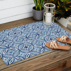 Moroccan Vibes Indigo C Outdoor Rug Gallery Image 2