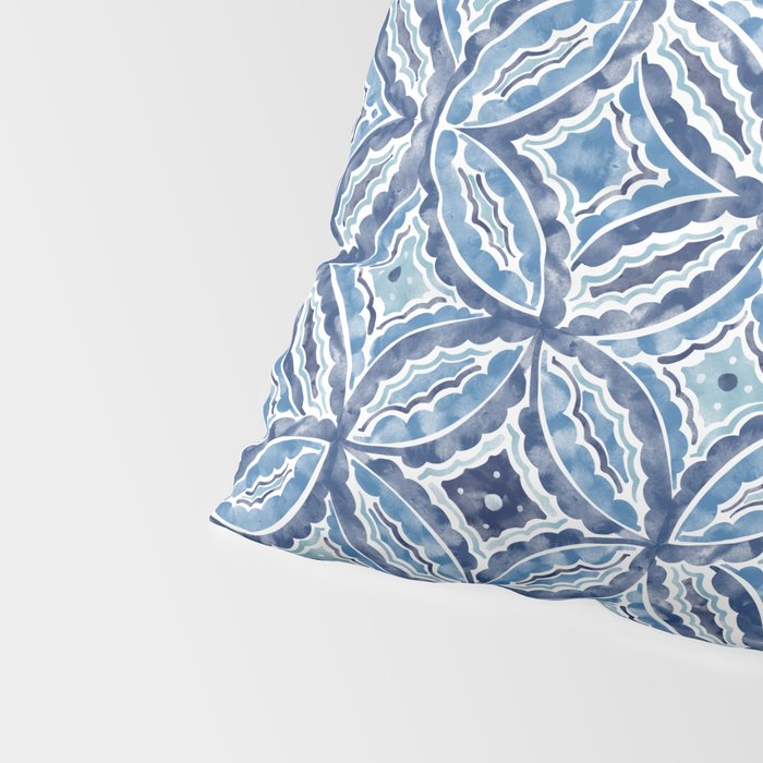 Moroccan Vibes Indigo C Pillow Sham Gallery Image 4