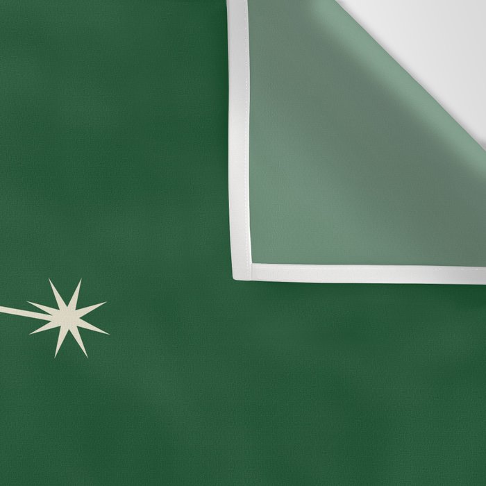 Gemini Zodiac Star Constellation Line Art Green Wall Tapestry Gallery Image 3