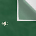 Gemini Zodiac Star Constellation Line Art Green Wall Tapestry Gallery Image 3