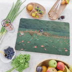 The Pond at Benten Shrine in Shiba Hasui Kawase Cutting Board Gallery Image 2
