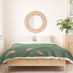 The Pond at Benten Shrine in Shiba Hasui Kawase Duvet Cover Gallery Image 3