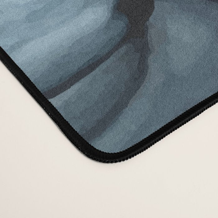 Blush and Darkness Abstract Paintings Desk Mat Gallery Image 4