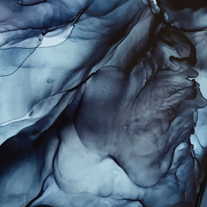 Blush and Darkness Abstract Paintings Coffee Mug Gallery Image 2