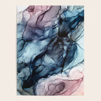 Blush and Darkness Abstract Paintings Poster Gallery Image 4