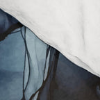 Blush and Darkness Abstract Paintings Comforter Gallery Image 4