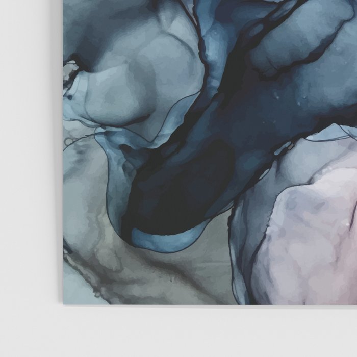 Blush and Darkness Abstract Paintings Poster Gallery Image 3