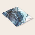 Blush and Darkness Abstract Paintings Notebook Gallery Image 2