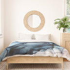 Blush and Darkness Abstract Paintings Duvet Cover Gallery Image 3