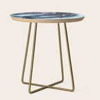 Blush and Darkness Abstract Paintings Side Table Gallery Image 1
