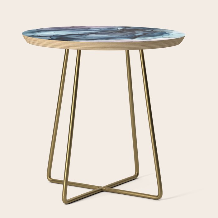 Blush and Darkness Abstract Paintings Side Table Gallery Image 1