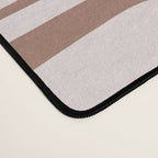 Mid Century Modern Piquet Abstract Multi Geometric Pattern in Mocha Desk Mat Gallery Image 4