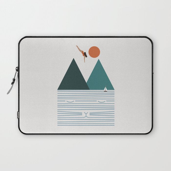 Cat Landscape 83 Laptop Sleeve Gallery Image 1
