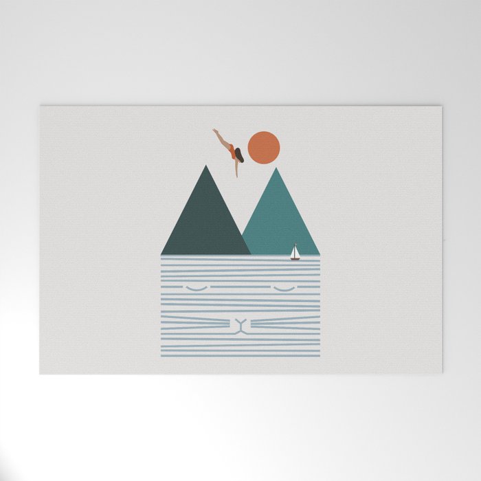 Cat Landscape 83 Welcome Mat Gallery Image 1