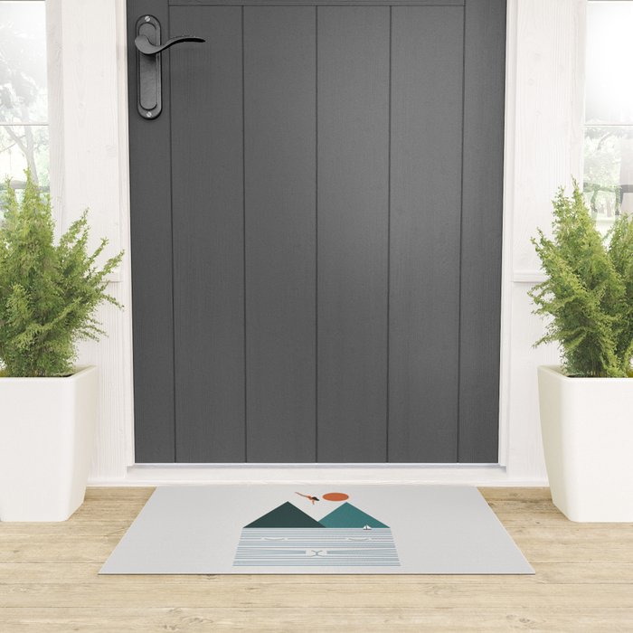 Cat Landscape 83 Welcome Mat Gallery Image 3