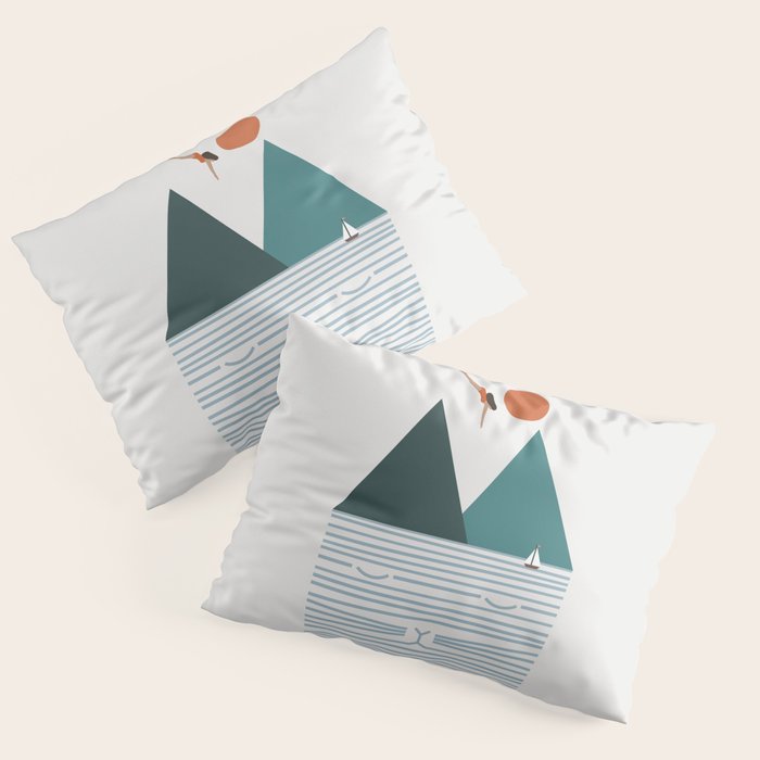 Cat Landscape 83 Pillow Sham Gallery Image 1