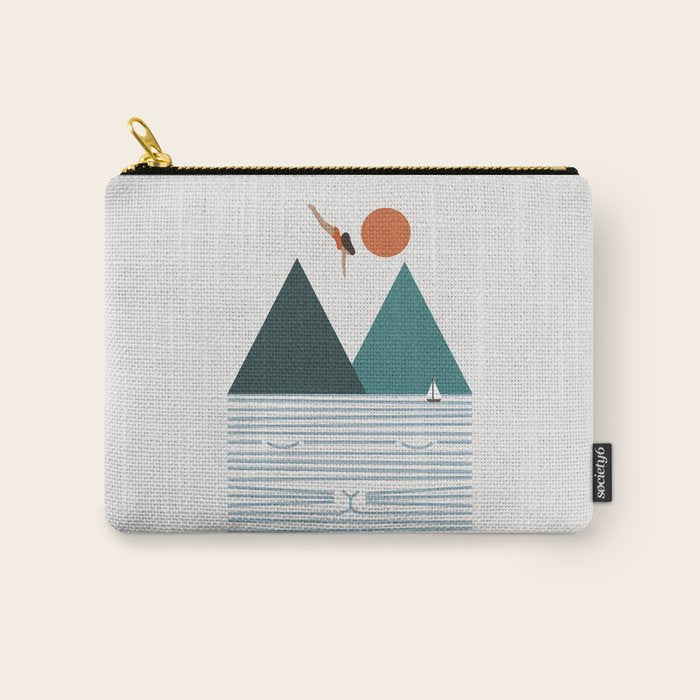 Cat Landscape 83 Carry All Pouch Gallery Image 1