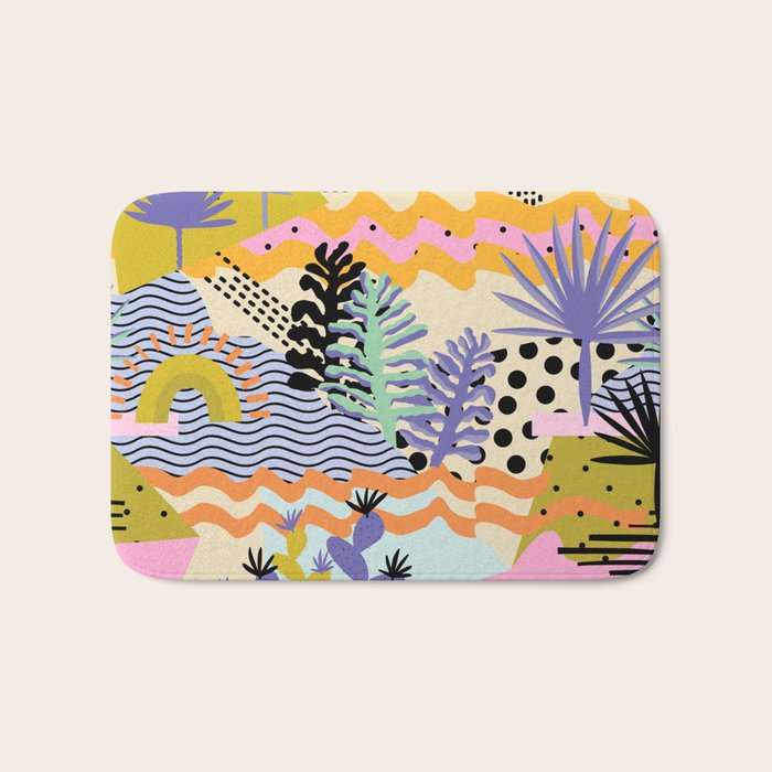 Summer in Palm Springs Bath Mat Gallery Image 1