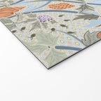 Beach thistle and shells with backgrd pattern Welcome Mat Gallery Image 2