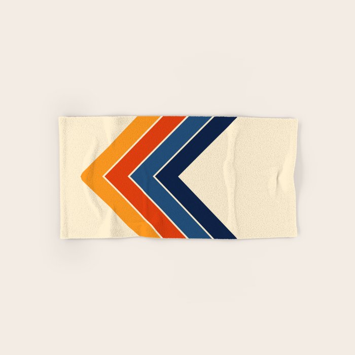 Colorful V Shape Retro Stripes Chilseongsin Towels Gallery Image 1