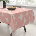 Contemporary Geometric Shapes - Soft Pink Tablecloth Gallery Image 3