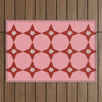 Flower Tile I Outdoor Rug Gallery Image 1