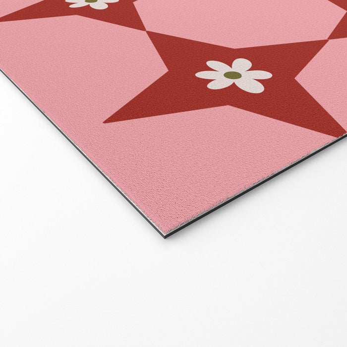 Flower Tile I Welcome Mat Gallery Image 2
