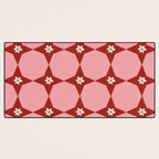 Flower Tile I Desk Mat Gallery Image 3