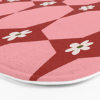 Flower Tile I Bath Mat Gallery Image 3