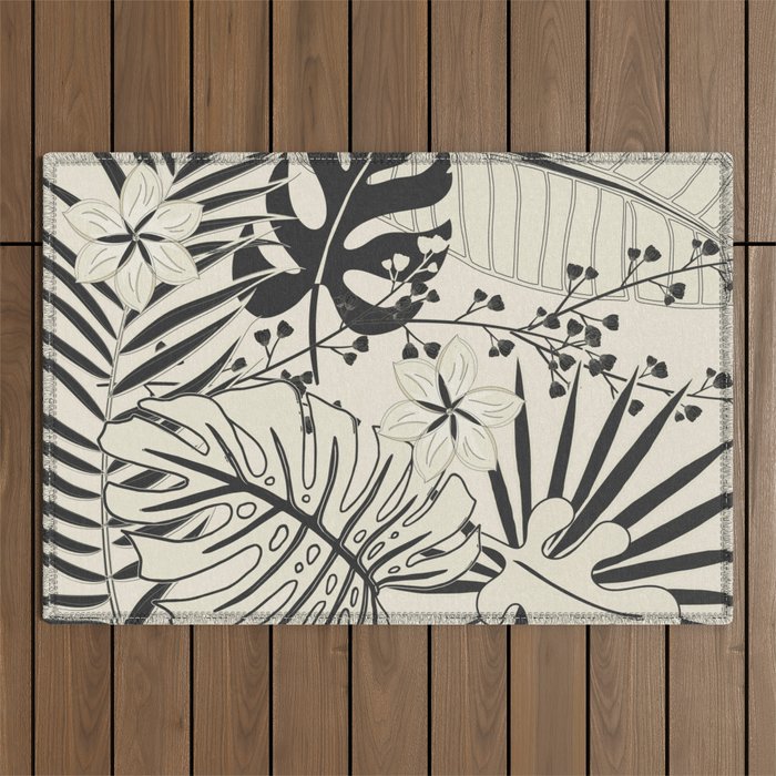 Minimal Botanica 2 Outdoor Rug Gallery Image 1
