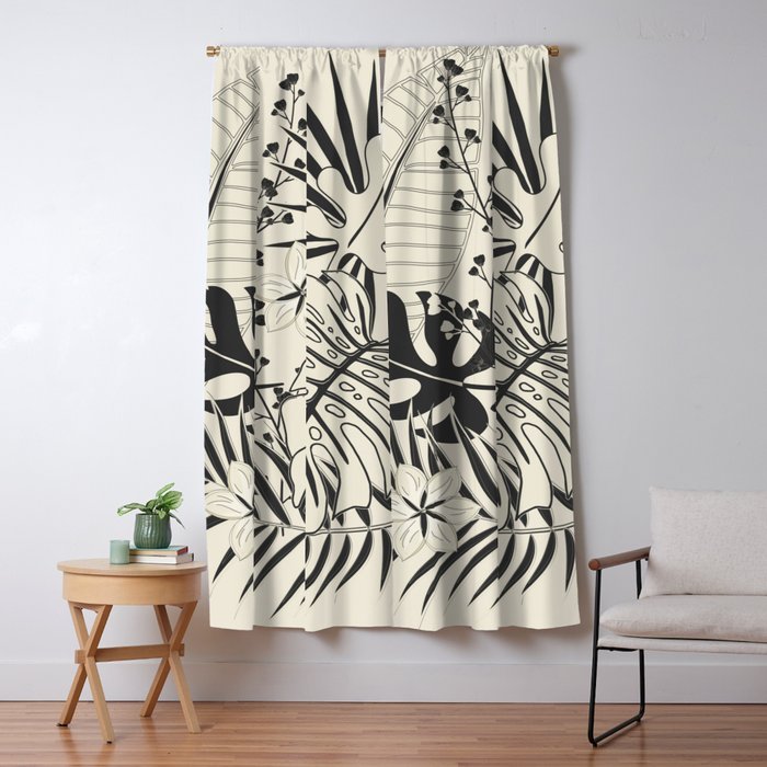 Minimal Botanica 2 Window Curtain Gallery Image 5