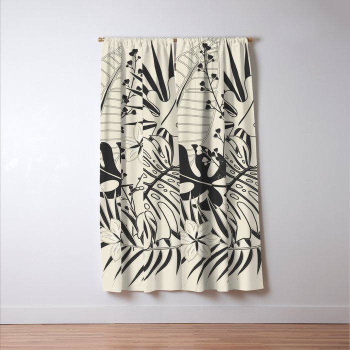 Minimal Botanica 2 Window Curtain Gallery Image 3