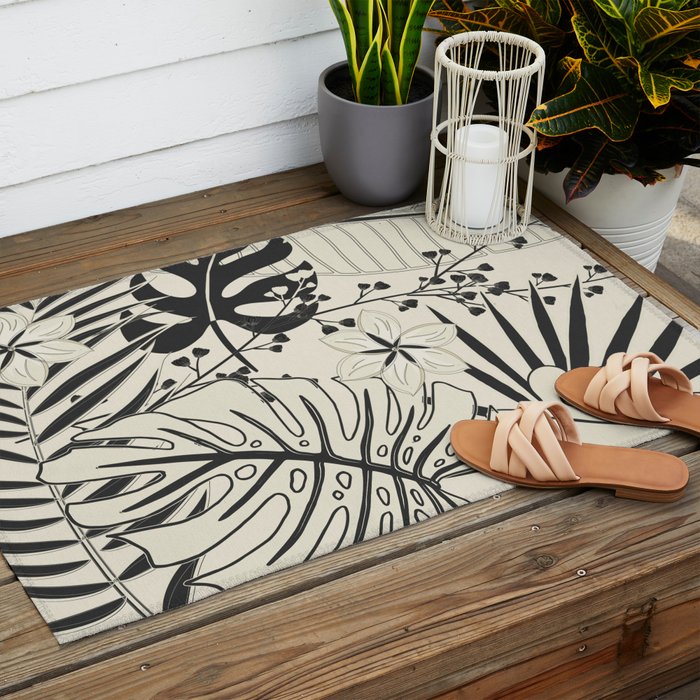 Minimal Botanica 2 Outdoor Rug Gallery Image 2