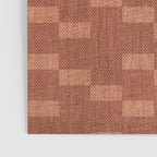 Chic Checks Terracotta Poster Gallery Image 3