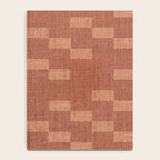 Chic Checks Terracotta Notebook Gallery Image 4