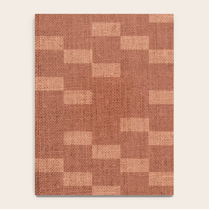 Chic Checks Terracotta Notebook Gallery Image 4