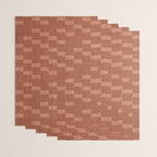Chic Checks Terracotta Wrapping Paper Gallery Image 3