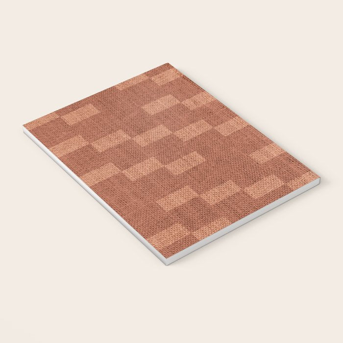 Chic Checks Terracotta Notebook Gallery Image 3